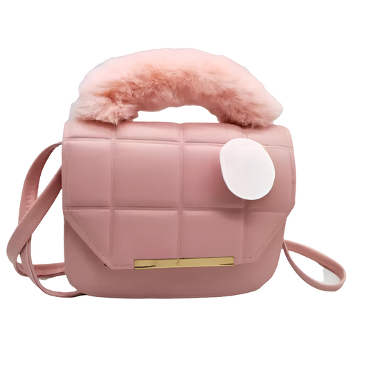 Girl's Rexine Plain Shoulder Bag