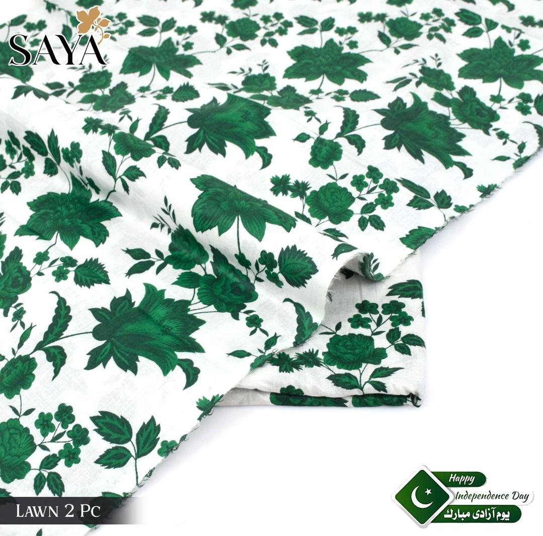 2 Pcs Lawn Women's Unstitched Printed Suit