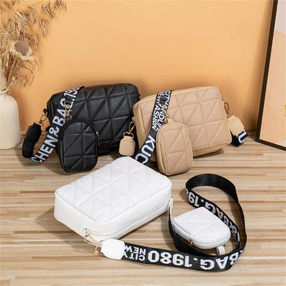 Charming Ivory Embroidered Crossbody Bag for Girls