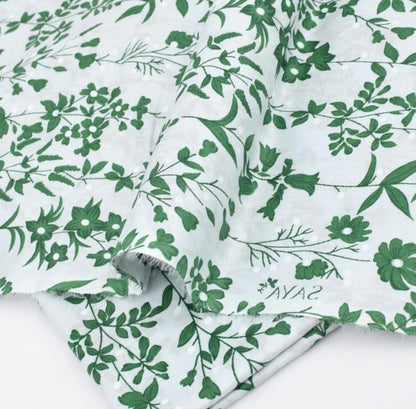 2 Pcs Lawn Women's Unstitched Printed Suit